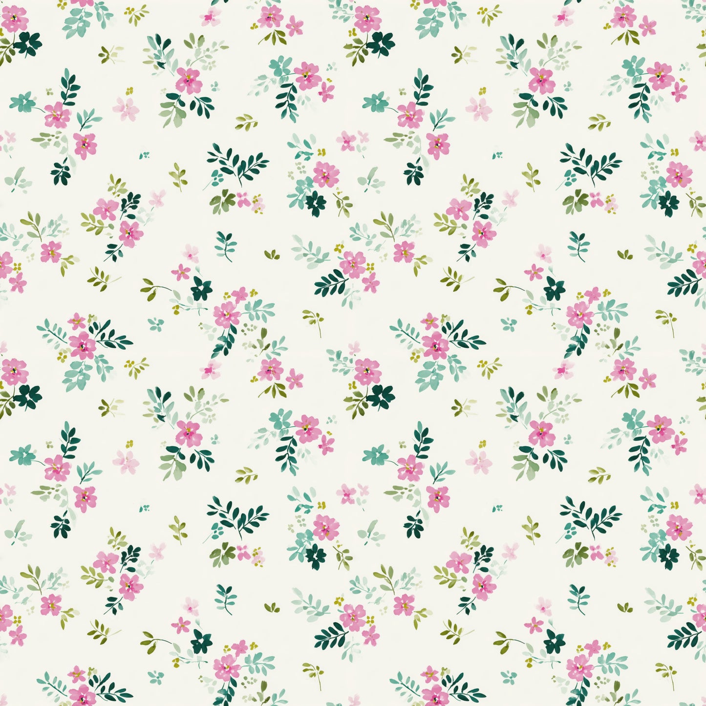 Sophia Ditsy Clusters Digital Seamless Pattern