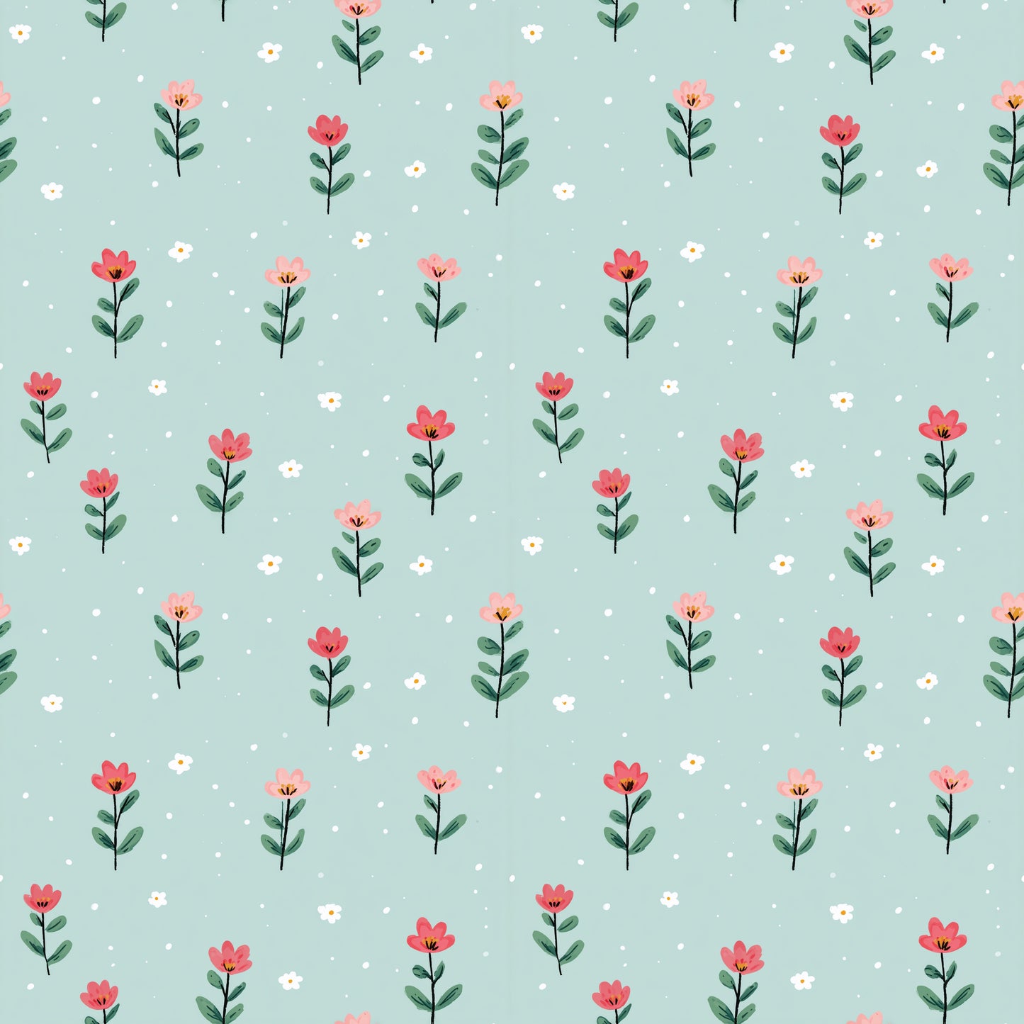 Sophie Floral Digital Seamless Pattern