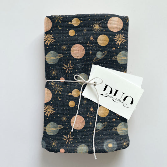 Outer Space Digital Seamless Pattern