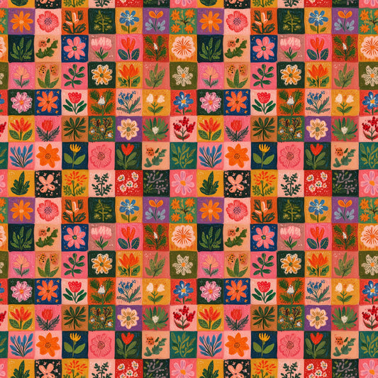 Spanish Tile Patchwork Digital Seamless Pattern