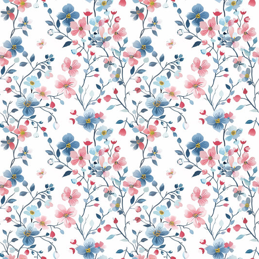 Spring Wilderness Digital Seamless Pattern
