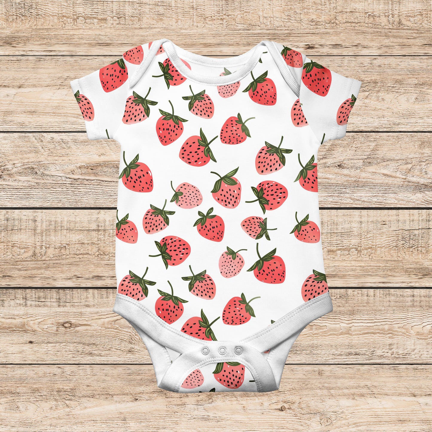 Strawberries Digital Seamless Pattern