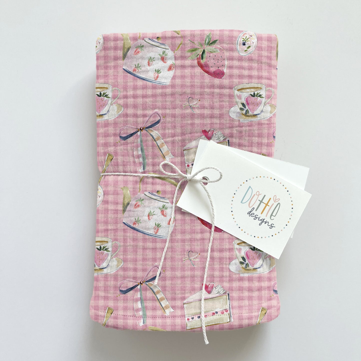 Strawberry Tea Gingham Pink