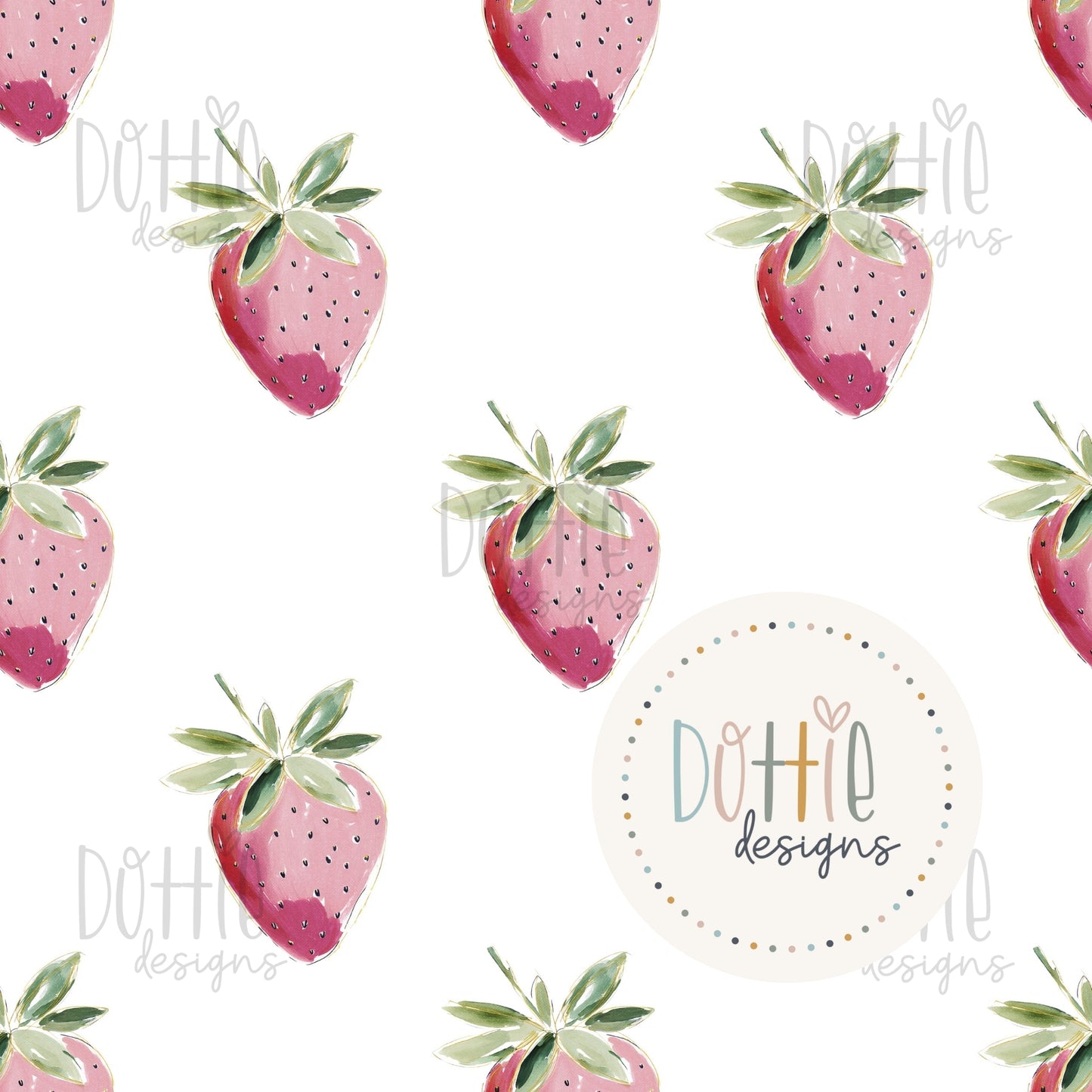 Strawberry Tea Just Strawberries White