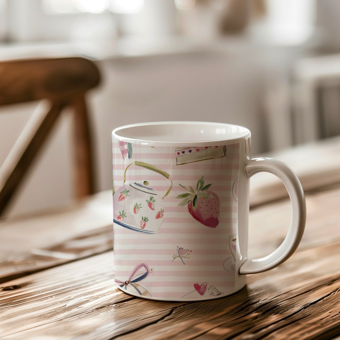 Strawberry Tea Stripes