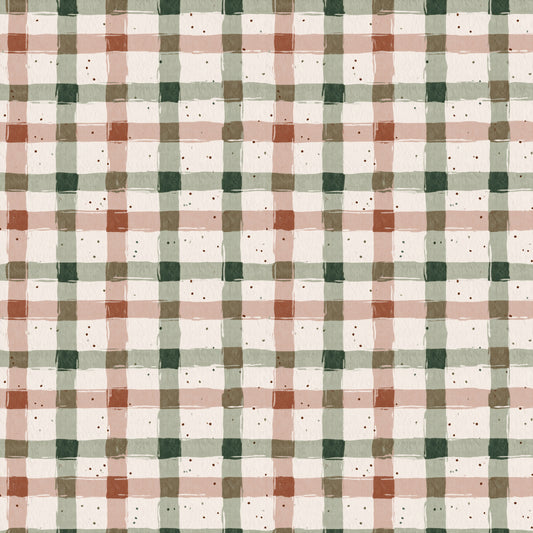 Subtle Plaid Digital Seamless Pattern