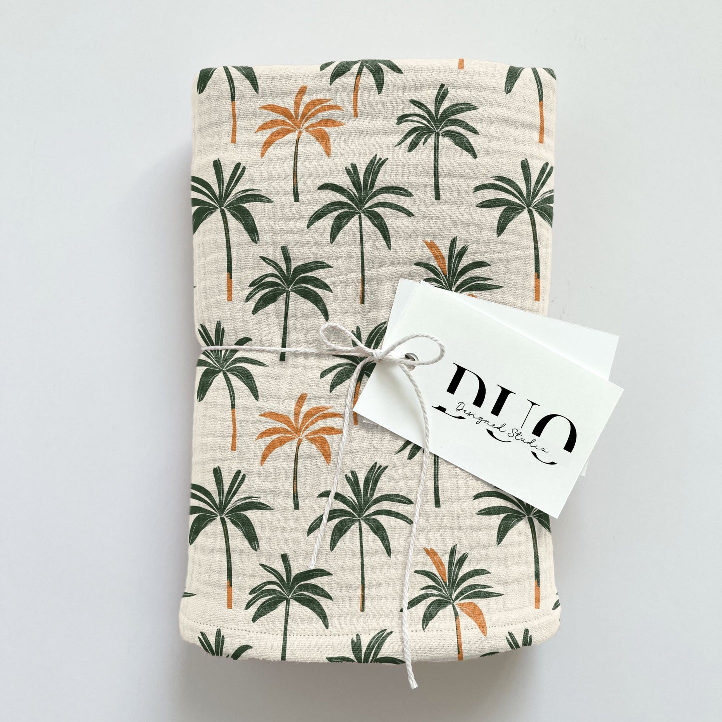 Sunset Palms Digital Seamless Pattern
