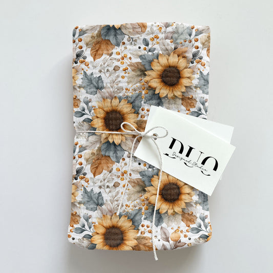 Sunflower Meadow Digital Seamless Pattern