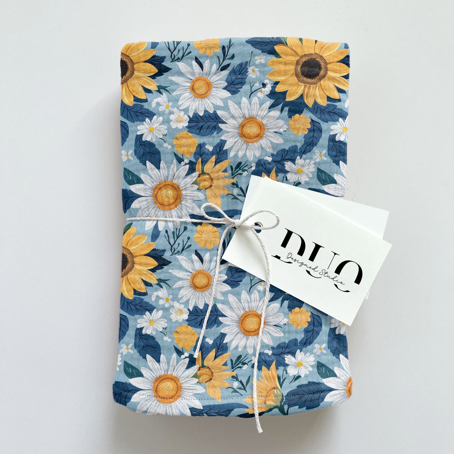 Sunflowers & Daisies Digital Seamless Pattern