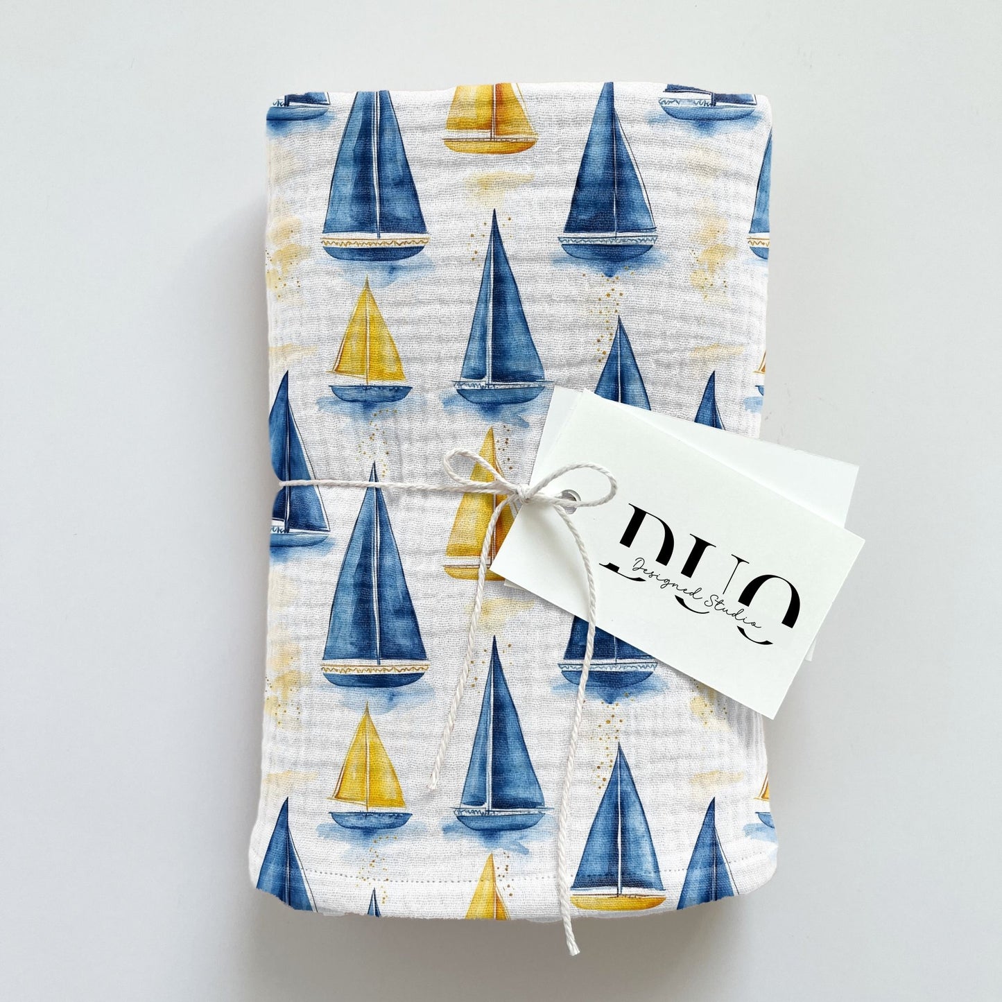 Sunset Sailboats Digital Seamless Pattern
