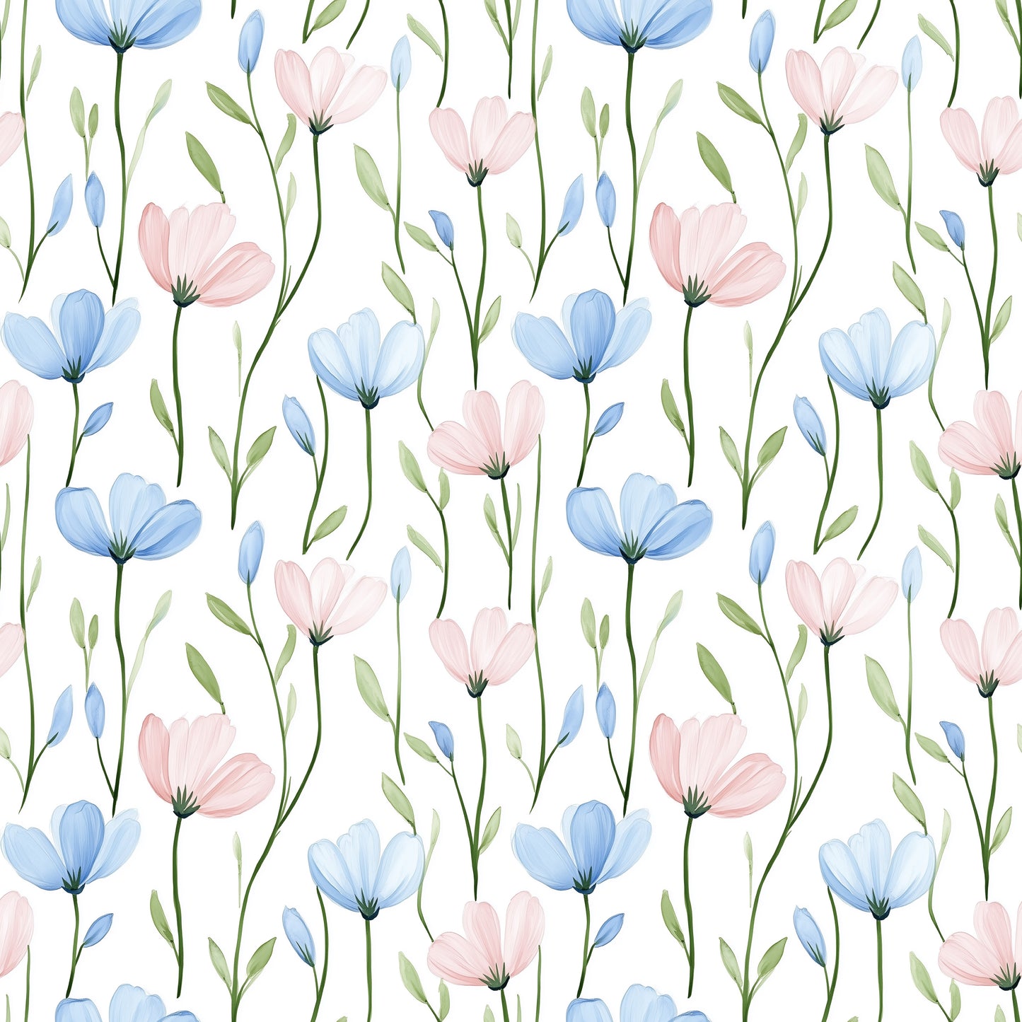 Suzie Floral Digital Seamless Pattern