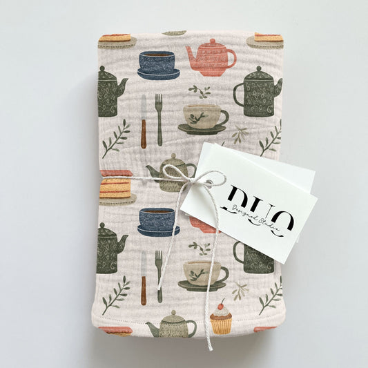 Tea & Cake Digital Seamless Pattern