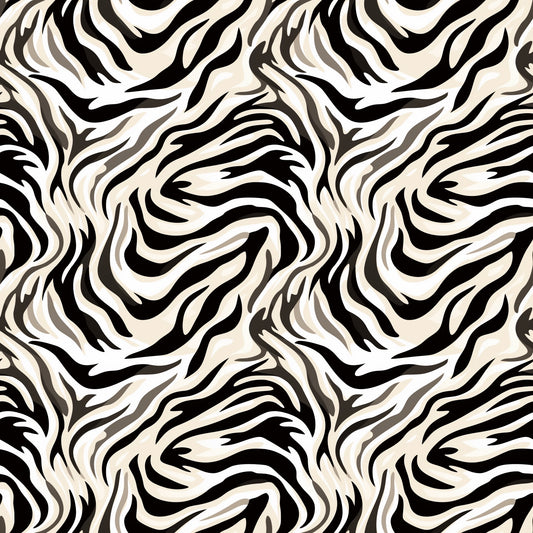 Tiger Animal Print Digital Seamless Pattern