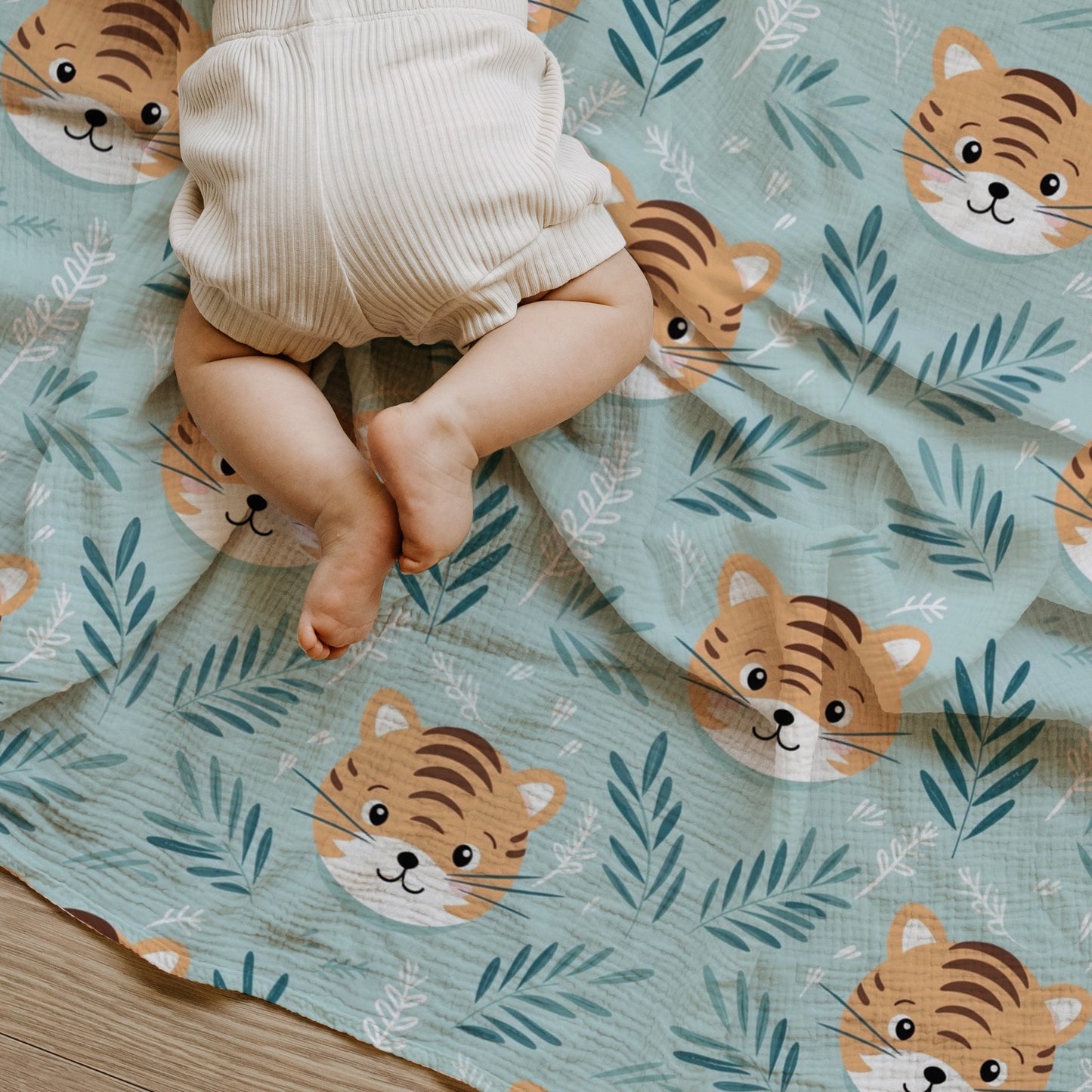 Tiger Digital Seamless Pattern