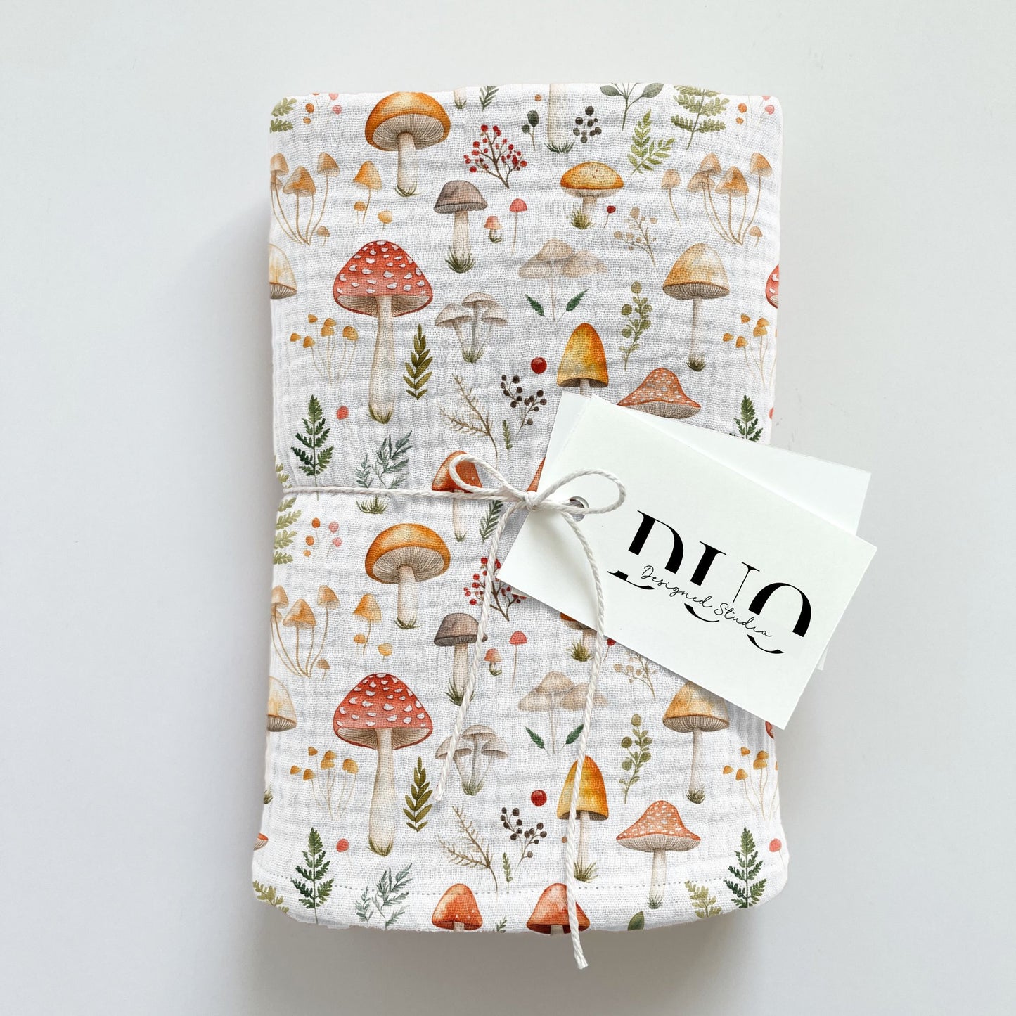 Toadstool Forest Digital Seamless Pattern