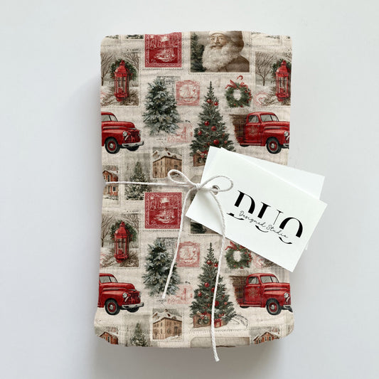 Traditional Christmas Digital Seamless Pattern