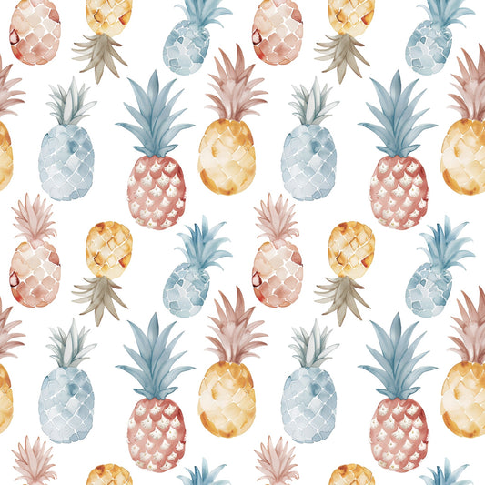 Pineapples Digital Seamless Pattern