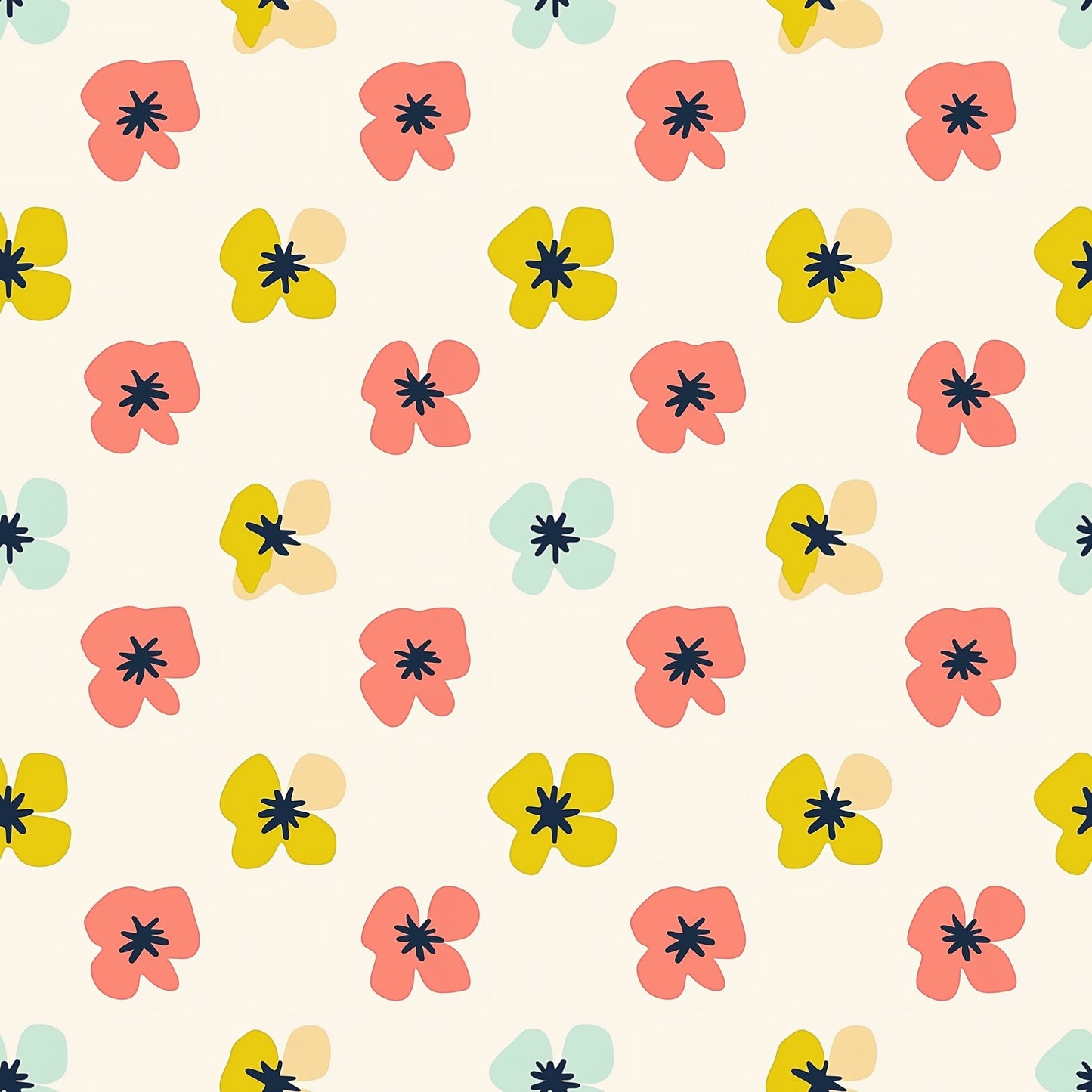 Tropicana Floral Digital Seamless Pattern