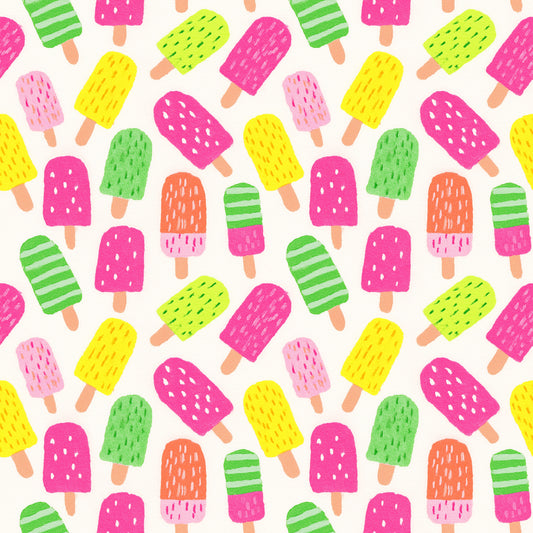 Tutti Fruity Popsicles Digital Seamless Pattern