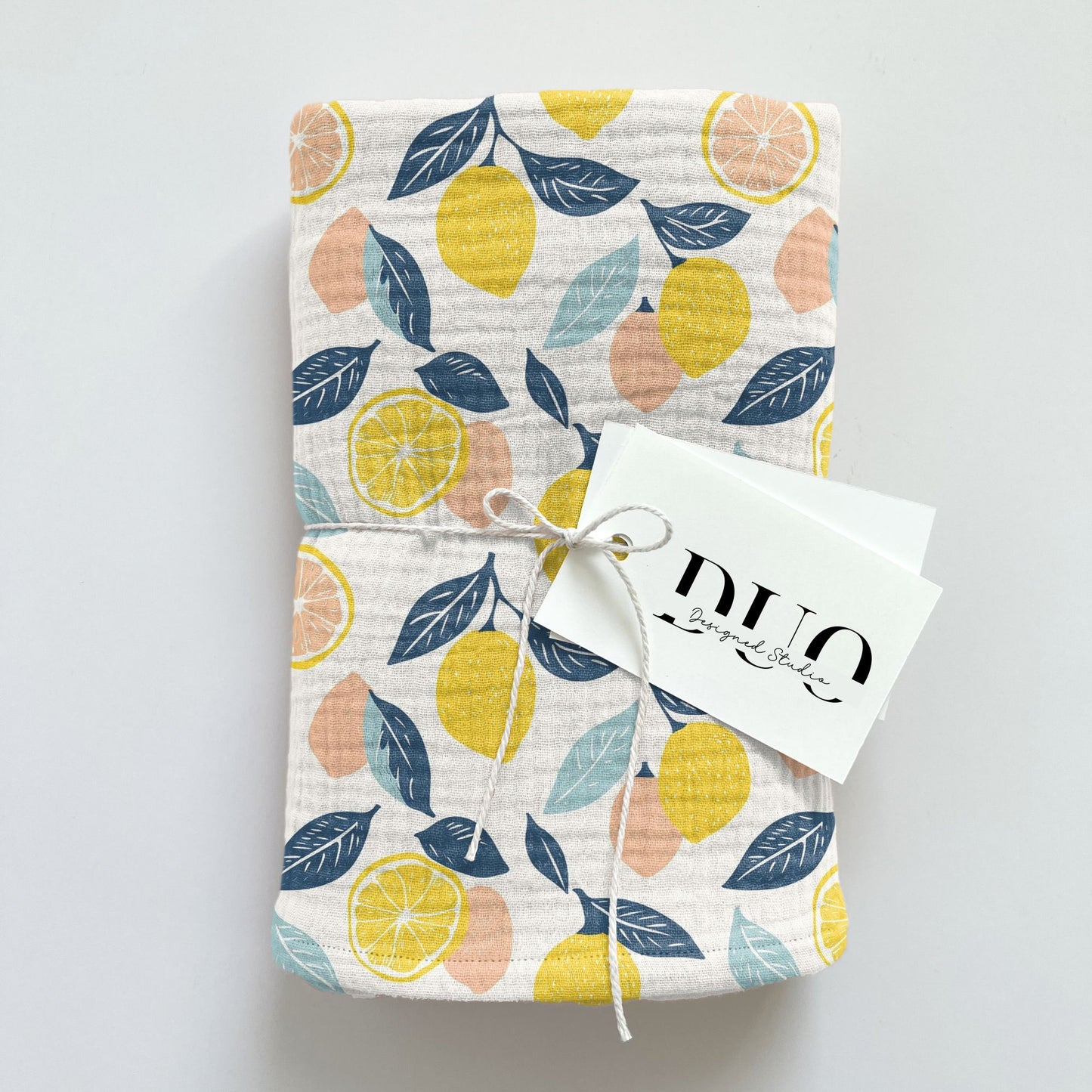 Lemon Citrus Digital Seamless Pattern
