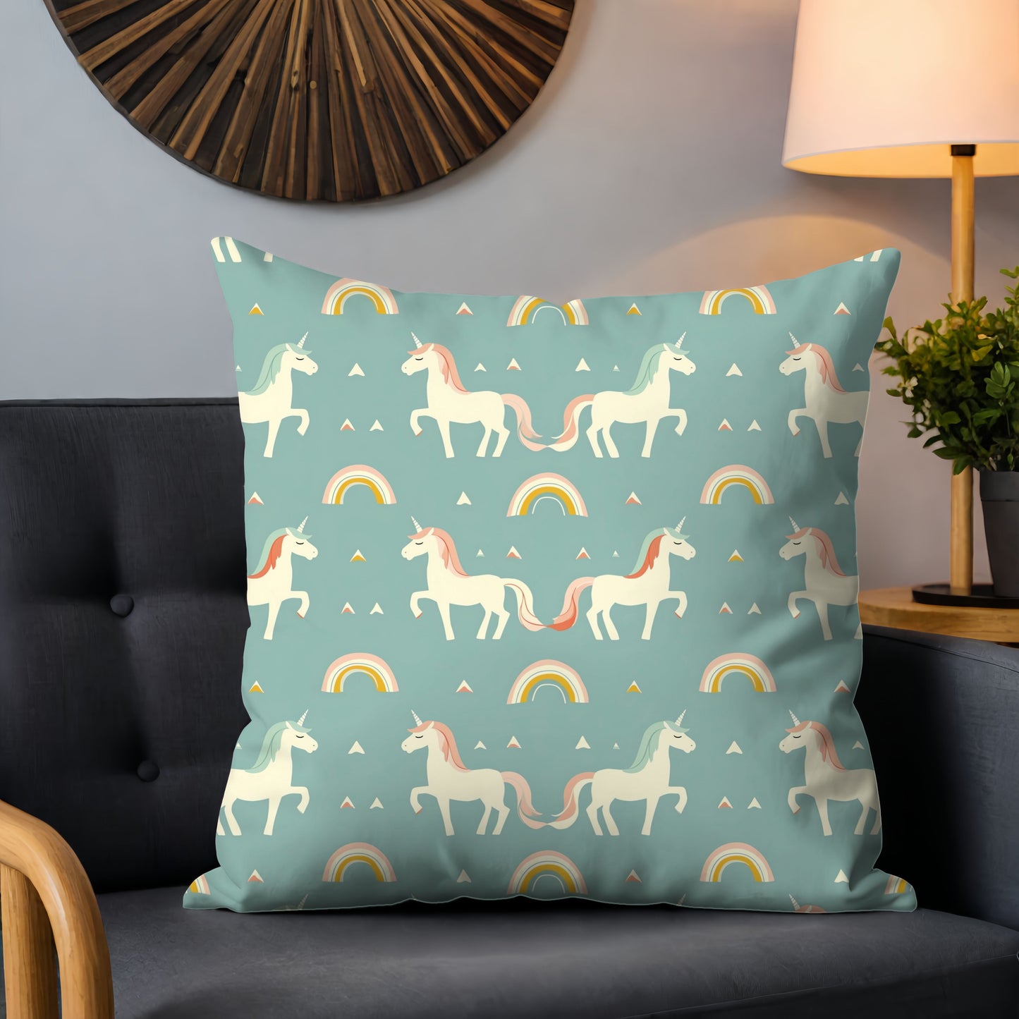 Unicorns & Rainbows Digital Seamless Pattern