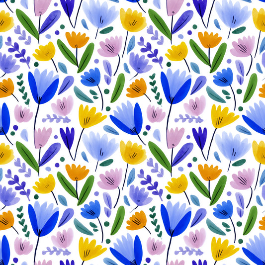 Verity Floral Digital Seamless Pattern
