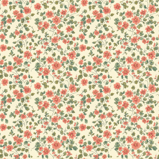 Vintage Ditsy Floral Digital Seamless Pattern