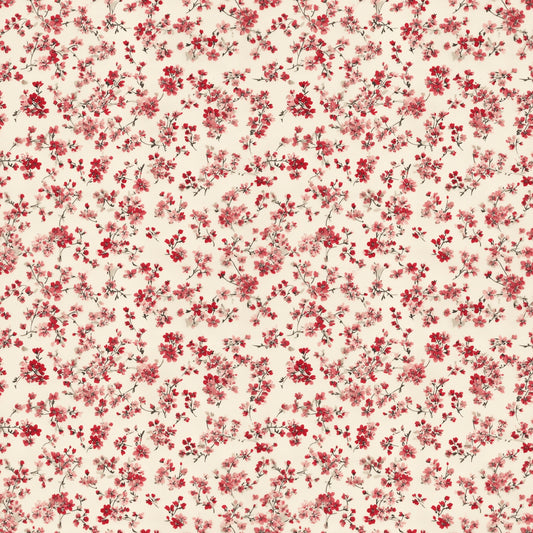 Vintage Ditsy Rose Digital Seamless Pattern
