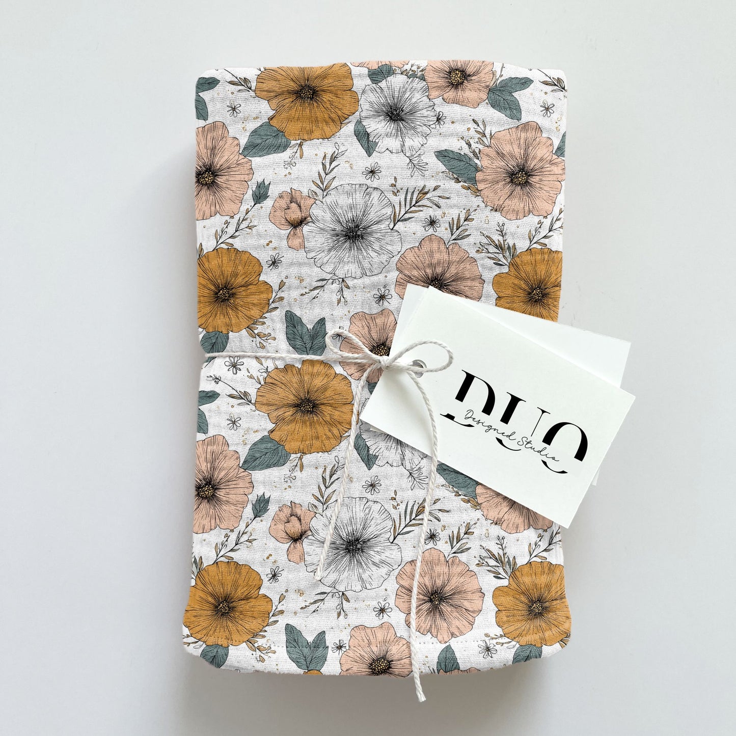 Vintage Drawn Floral Digital Seamless Pattern