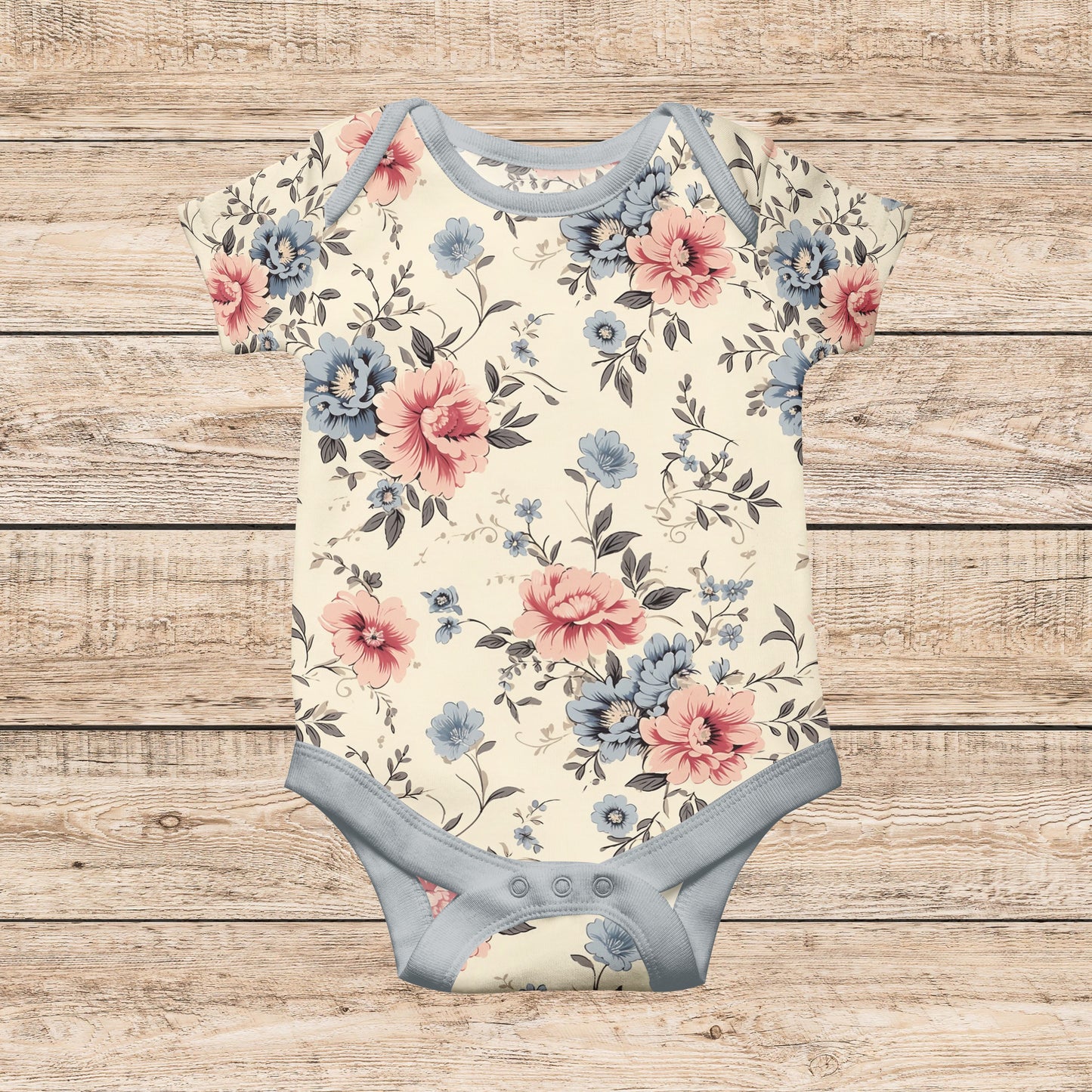 Vintage Floral Pastel Digital Seamless Pattern