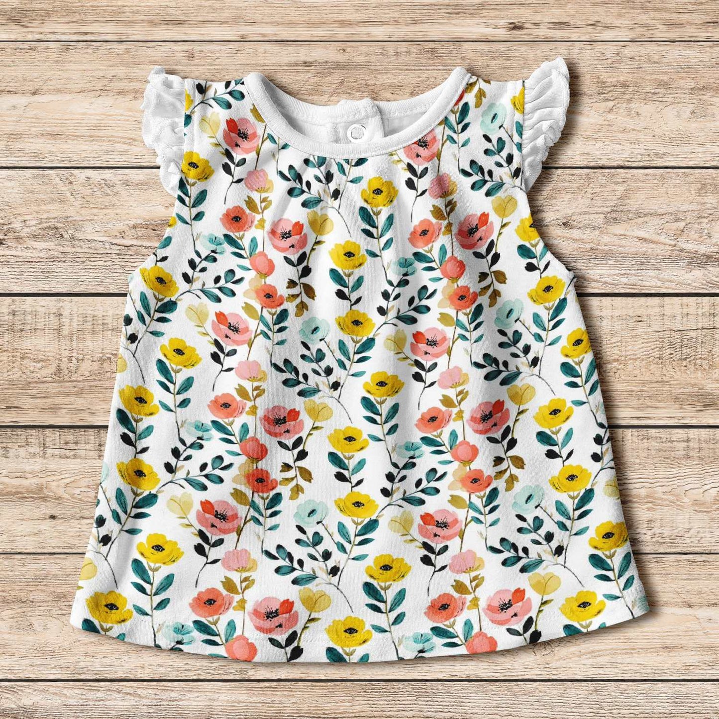 Vintage Flowers Digital Seamless Pattern