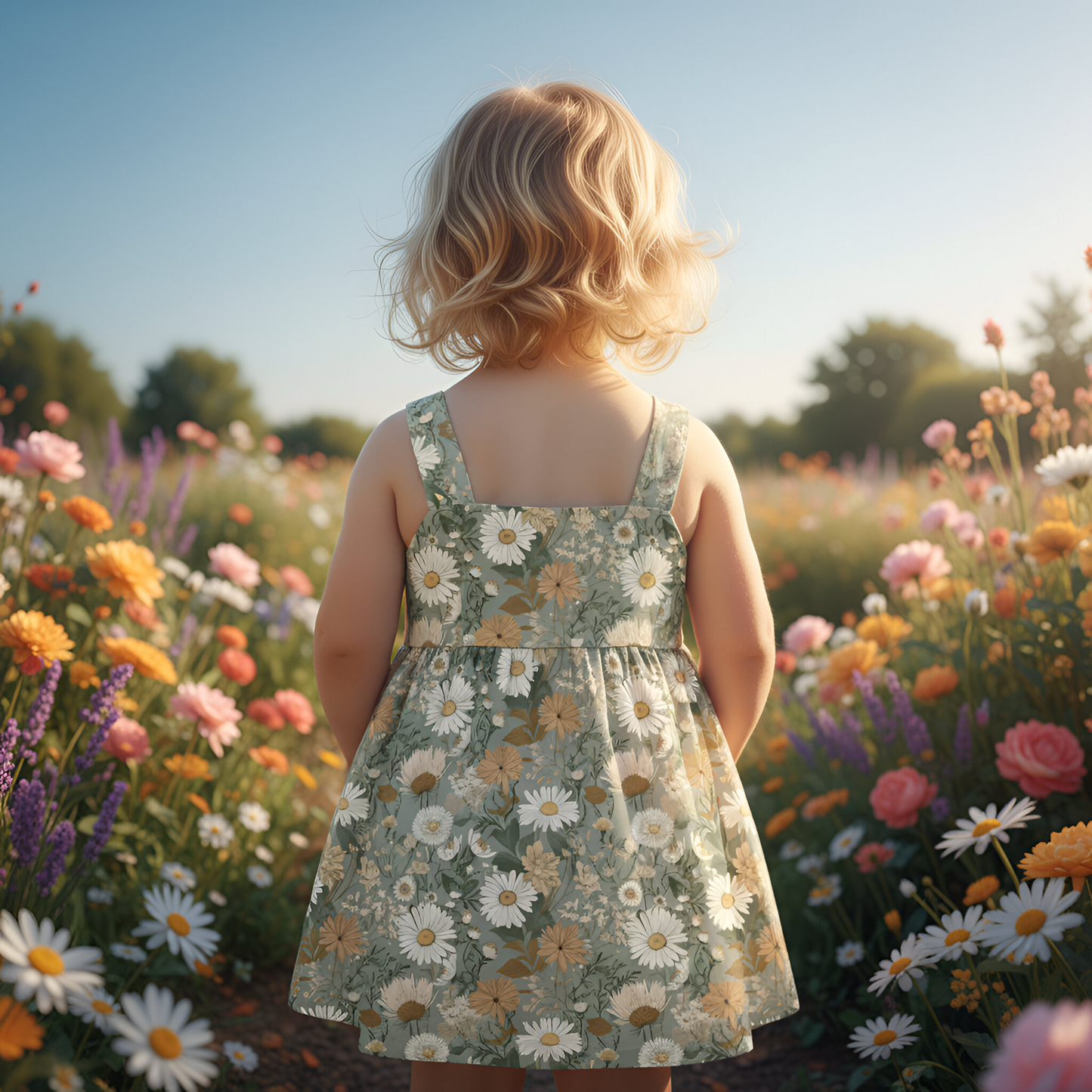 Vintage Spring Floral Digital Seamless Pattern