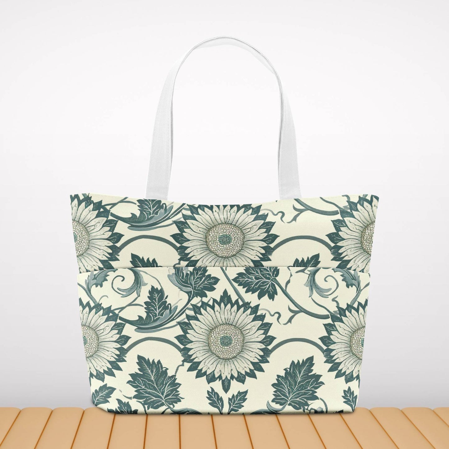 Vintage Sunflower Digital Seamless Pattern