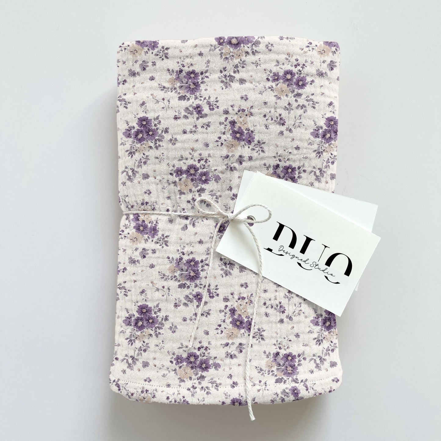 Violet Ditsy Floral Digital Seamless Pattern