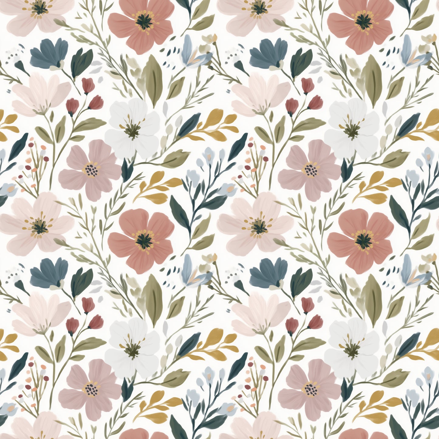 Vivienne Floral Digital Seamless Pattern