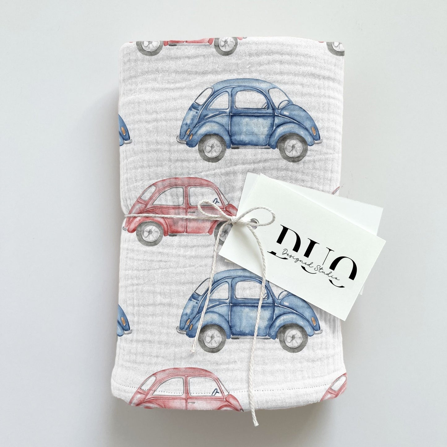 Watercolour Beetle Cars Digital Seamless Pattern