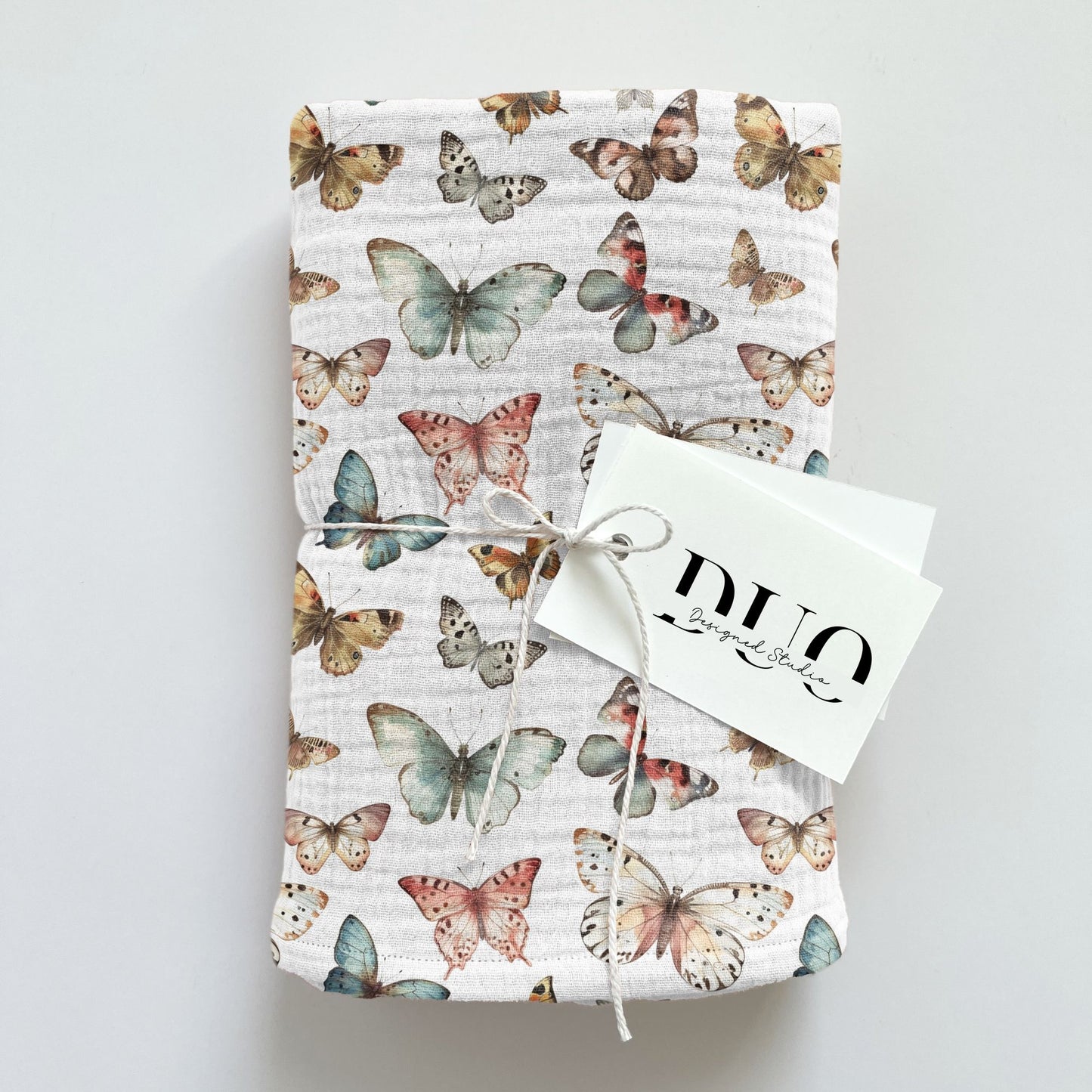 Watercolour Butterflies Digital Seamless Pattern