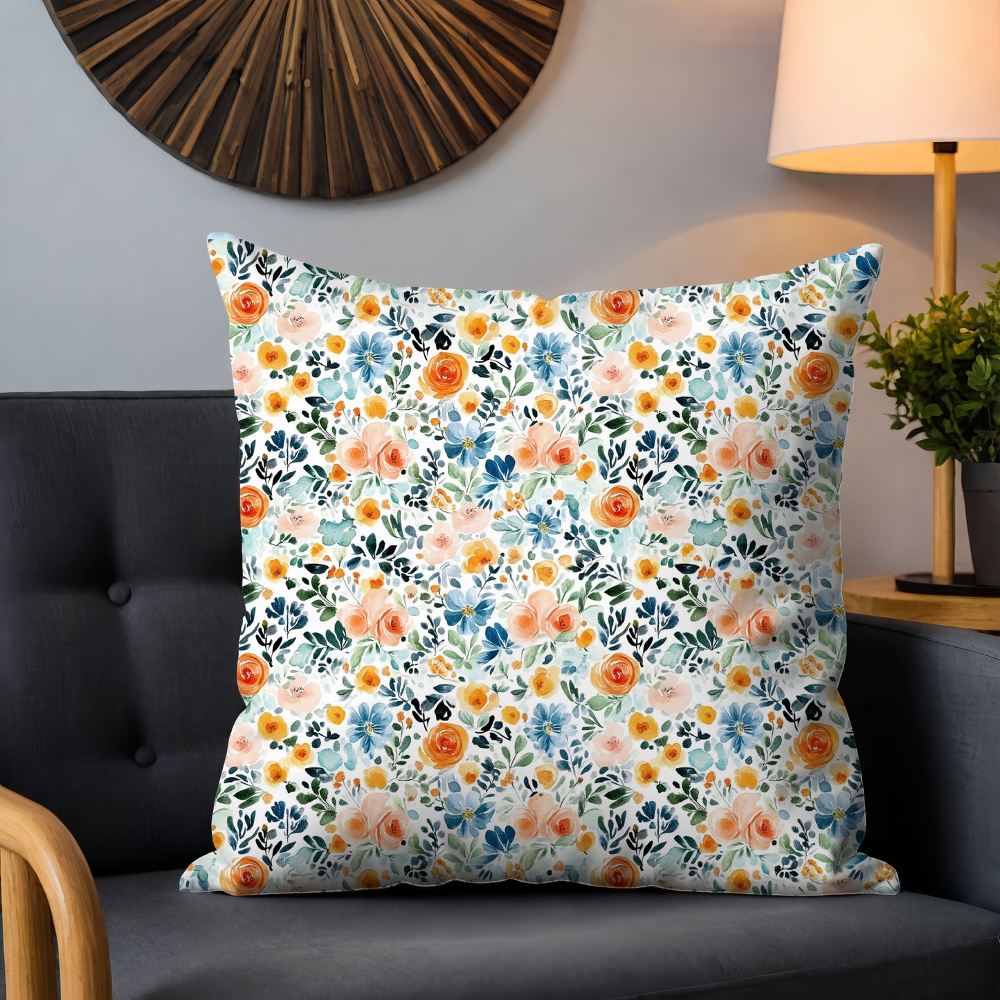 Watercolour Pastel Floral Digital Seamless Pattern