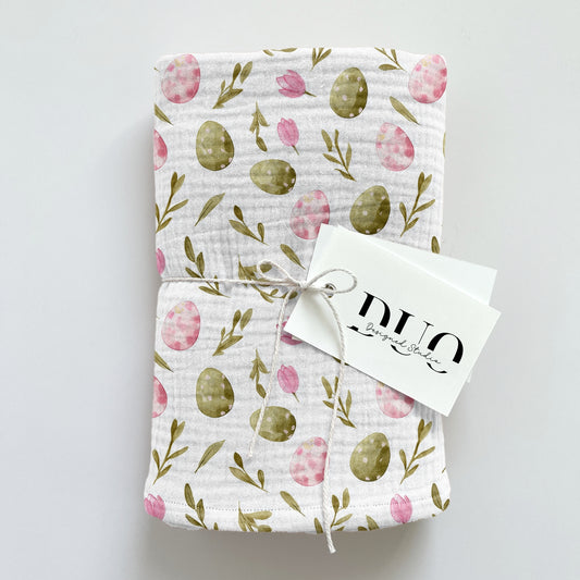 Watercolour Spring Eggs Digital Seamless Pattern