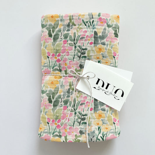 Watercolour Spring Floral Digital Seamless Pattern