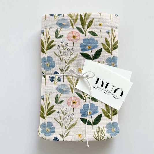 Watercolour Wildflowers Digital Seamless Pattern