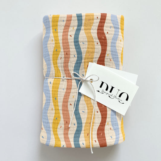 Wavy Stripes Digital Seamless Pattern