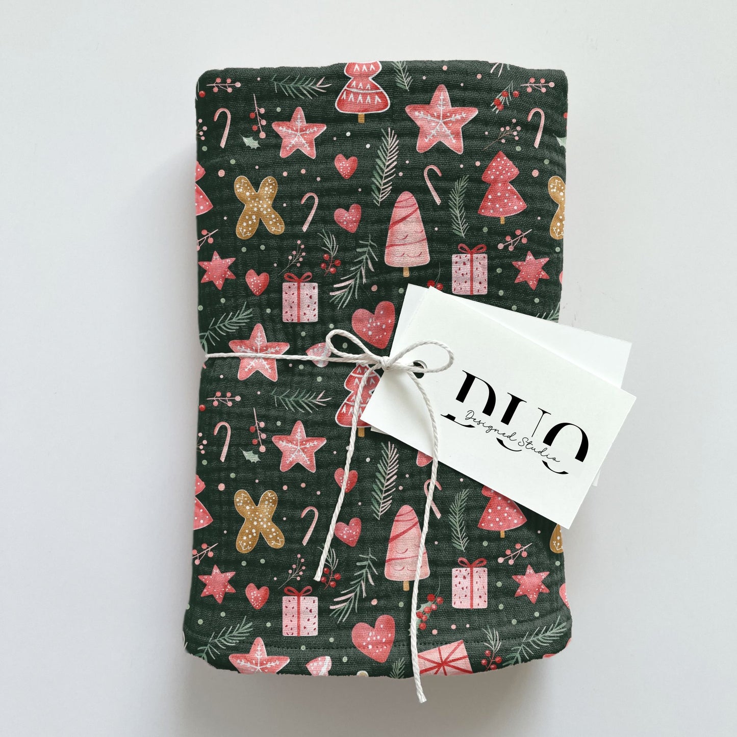 Whimsi Pink Christmas Digital Seamless Pattern