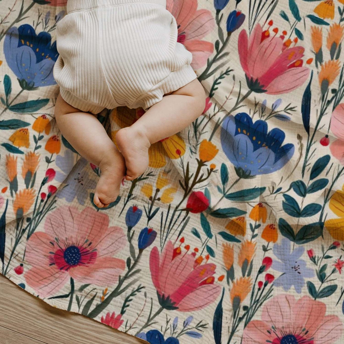 Whimsical Garden Digital Seamless Pattern
