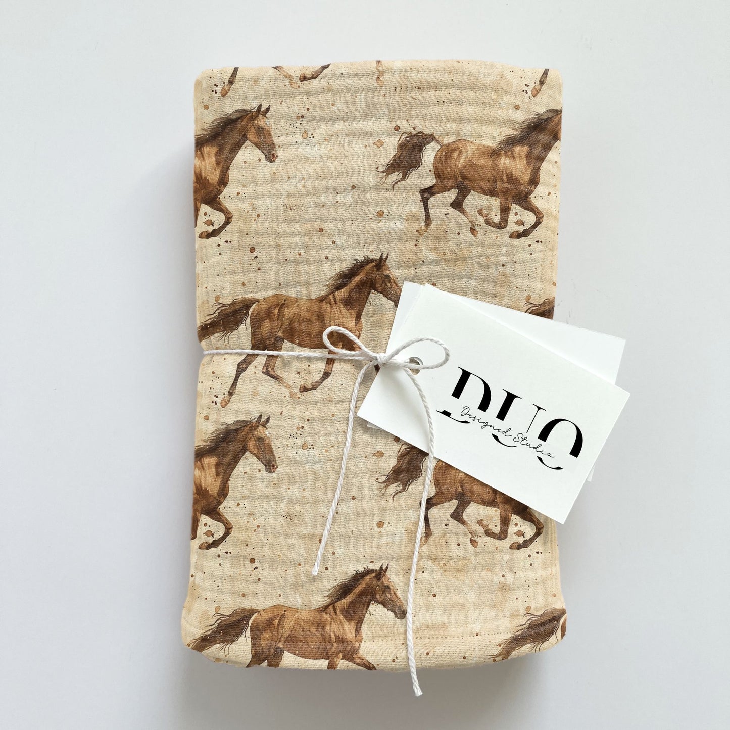 Wild Horses Digital Seamless Pattern