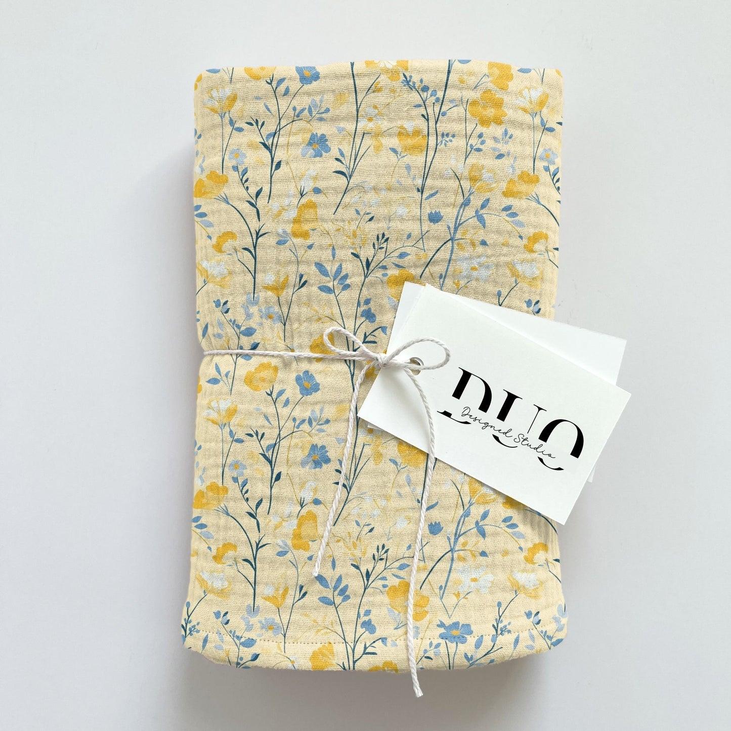 Yellow Floral Digital Seamless Pattern